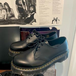 Doc Marten Platforms! Black leather, size 9 women’s.